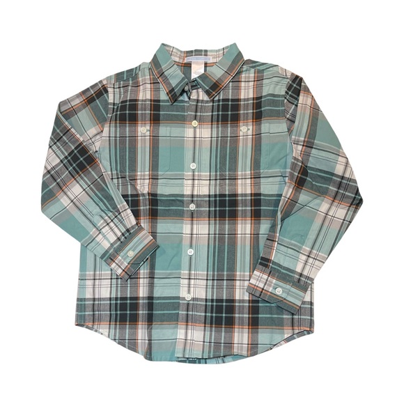 Janie and Jack Vintage Airplane Button-Down Shirt 6 - Picture 1 of 3